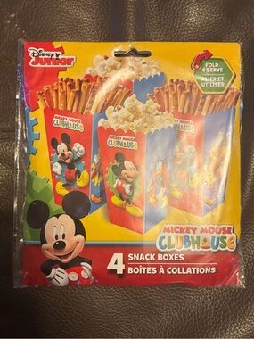 NWT Mickey Mouse Clubhouse Snack Boxes
